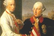 Portrait of Emperor Joseph II (right) and his younger brother Grand Duke Leopold of Tuscany (left), who would later become Holy Roman Emperor as Leopo, Pompeo Batoni